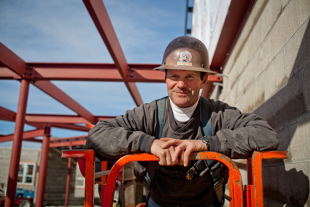 Danny Van Buskirk is an Iron worker and owns Van Buskirk Construction Company. 
 He likes to build things and work with his hands, though running a business has upsides and down.