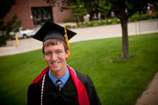 Sam Ulloa graduated today from Bradley University with a degree in accounting.
 Next, He will be working for John Deere in the Quad Cities.