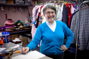 Cindy Hoey is preparing for this year’s production at Corn Stock Theatre in Peoria.   Her years as the Theatre Manger have taught her the importance of volunteers.  'We are a big family, with lots of families involved'.