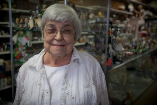 Virginia Gillespie, but only the bill collectors call her that, everyone else, including her grandchildren call her 'Sister'.
 She and her husband own The Country Shop in Hannibal, MO a great place full of collectables. 
She likes running a business in Mark Twain's hometown, but wishes more people knew what Hannibal had to offer.