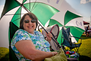 Diane Soffietti is watching the Bartlett Hawks Softball team who are playing in the State Championship game today in East Peoria.  Her Son-in-law, Jeff Bral, is the Athletic Director. Diane works at Fondulac District Library.