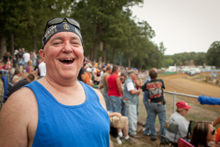 Dewayne Short a Navy veteran and musician was part of the crowd watching The Grand National Championship TT races 
in world famous Peoria Race Park, a.k.a. ‘Thunder Valley’.  
He’s been coming for more than 25 years, ‘makes my blood pump’ he said.