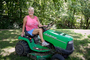 This is Sandy Rahn’s first year as a retired school teacher from District 150. 
 She said she is keeping herself busy as a way of coping with not being able to see her students.