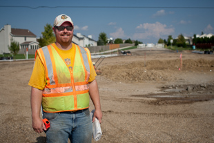 Mitch Wedell of Germantown Hills is a Civil Engineer with Farnsworth Group.
 This site will soon be a roundabout at Hickory Grove and Allen Road.