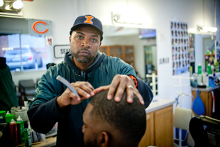 Sean Green is the owner of Headz Up barber shop in Peoria. 
 He likes it because he likes being his own boss and making people look better