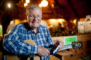 Bert Barnett has played at the Old Time Country Jam at Forest Park Nature Center for longer than he can remember. 
 He does it because he loves the music, ‘we grew up on a farm in central Illinois, it was all we knew’.