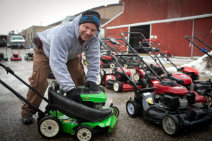 Timothy Wright has been organizing the Peoria Jaycees Lawnmower clinic for the past 4 years. 
 They hope to get 300 lawnmowers serviced and ready for spring at the end of the one day event. 
This event has raised $25,000 over the last four years.