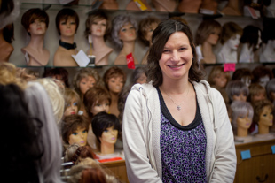 Alicia Vermeulen works at her Grandmothers store, Ferdinand’s Wigs, the business has been in the family for 50 years. 
She says about half of her customers are cancer patients and it is rewarding to help people 
feel confident and better about their appearance, ‘sometimes they even give me a hug’.